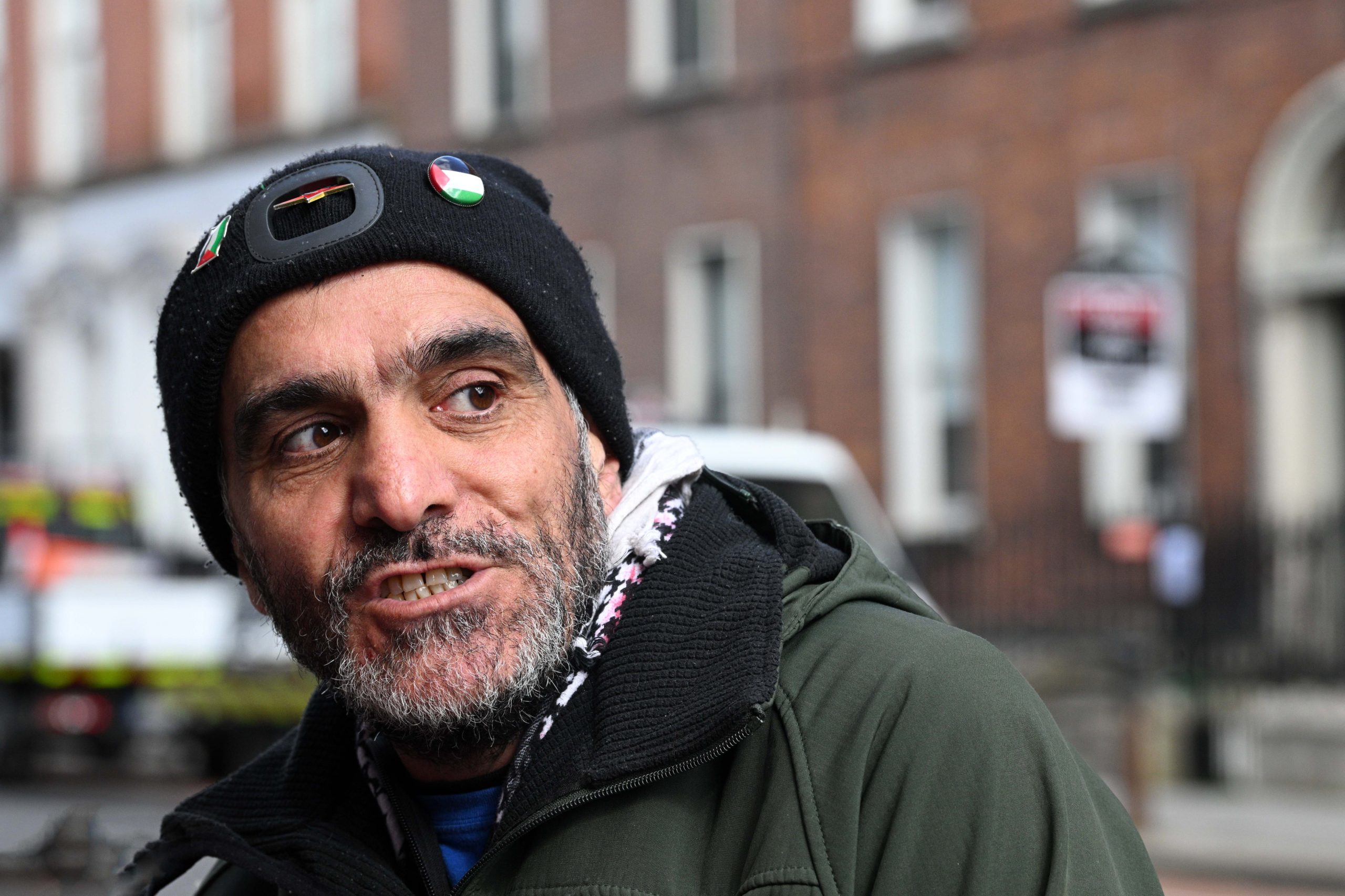 Pir Sami Kupiszewski, un disidente comunista de Turquía, ha estado sin hogar en Dublín durante tres años