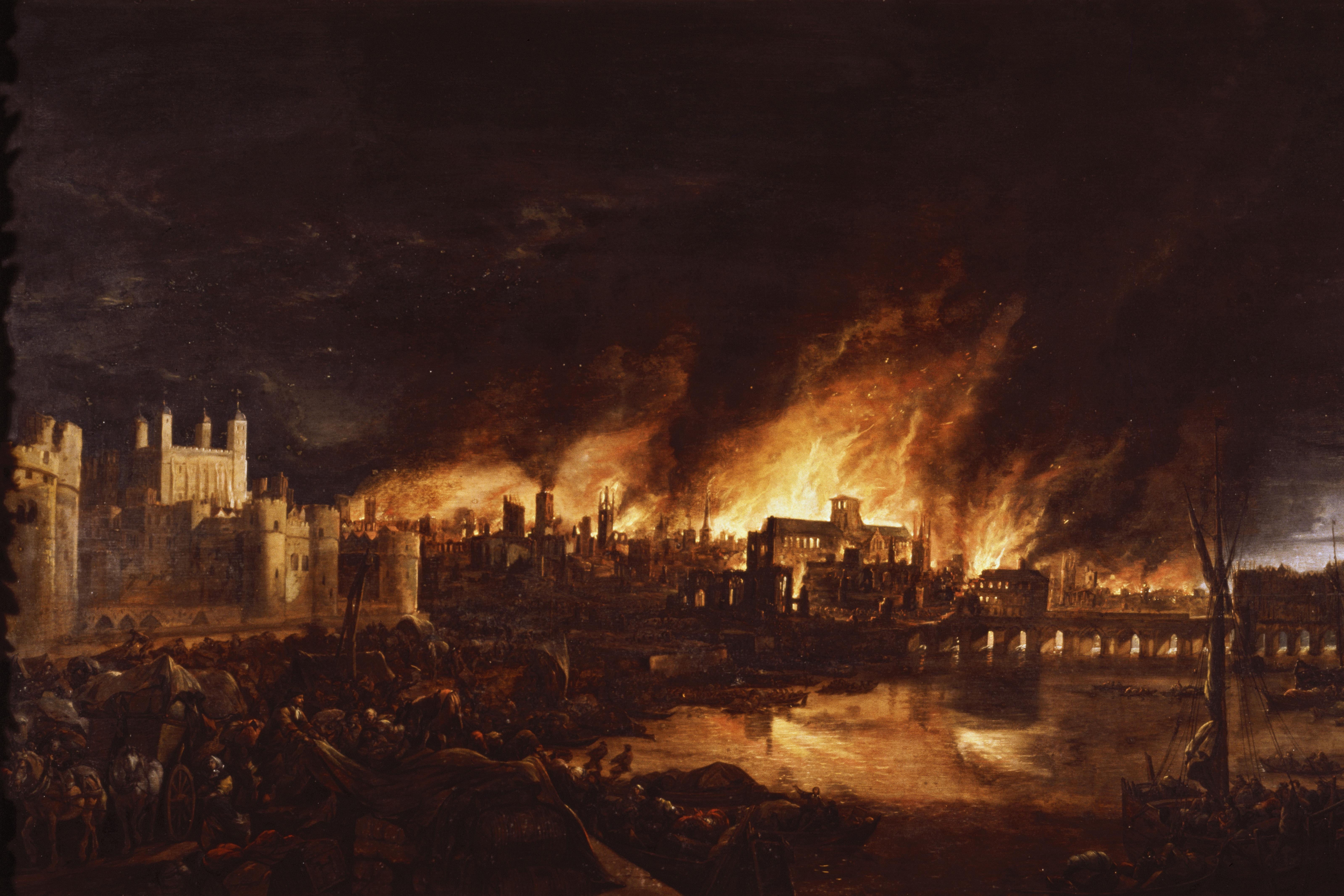 Insurance policies were established after the Great Fire of London in 1666